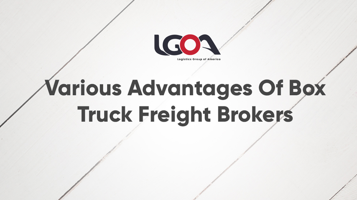 Box truck freight brokers